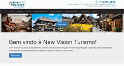 Desktop Screenshot of newvisiontur.com.br