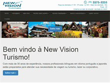 Tablet Screenshot of newvisiontur.com.br